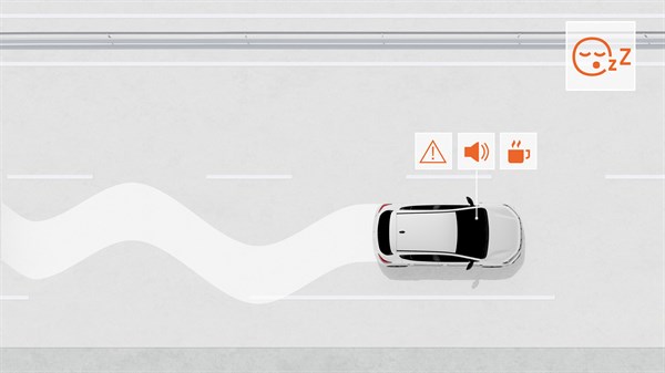 Sandero - Sistem za nadzor utrujenosti voznika